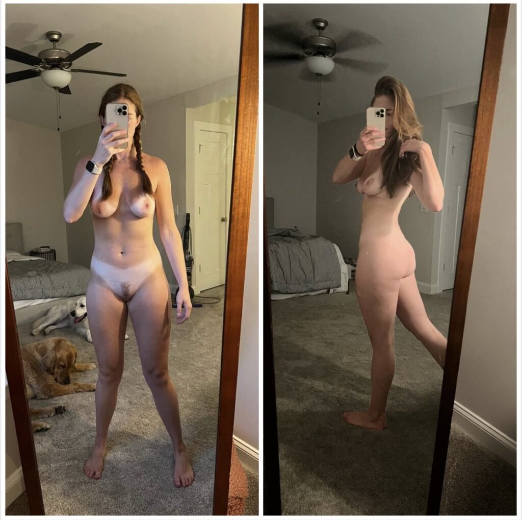 Beautiful wife's front and back