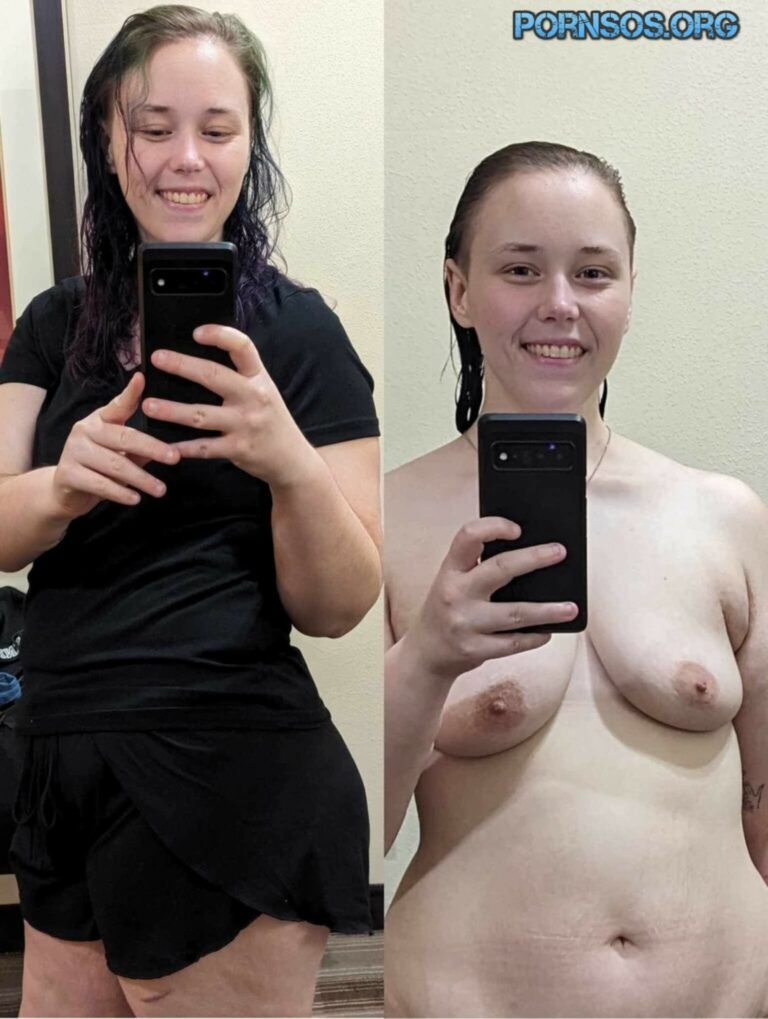 Fat teen girl leaked nude mirror selfie